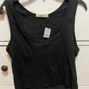 Black crop top